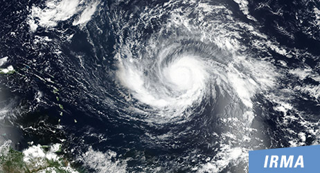 Hurricane Irma header & image