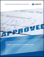 Simplifying Special Authorizations cover