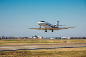 Rogers Group Jet Takeoff