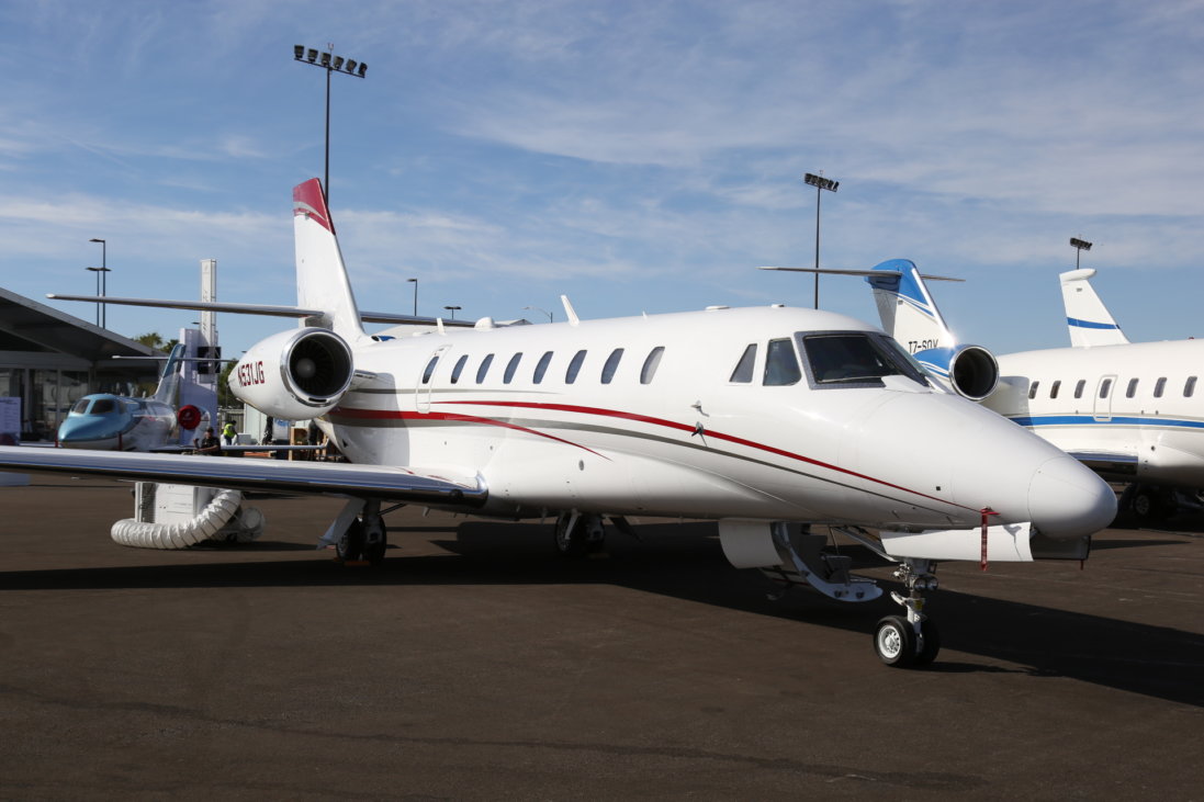 Cessna Citation Sovereign+ exhibited by Jetcraft