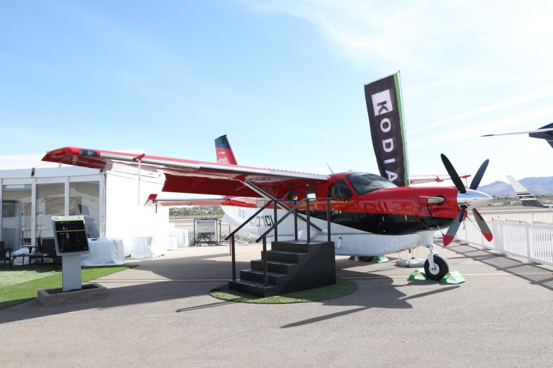 Quest Kodiak 100 exhibited by Quest Aircraft Company
