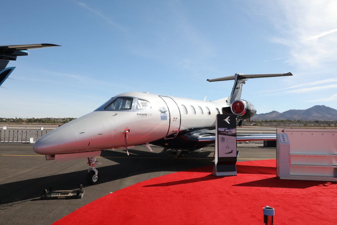 Embraer Phenom 300 exhibited by Embraer Executive Jets