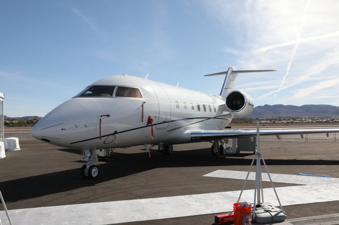 Bombardier Challenger 604 exhibited by Global Jet Capital
