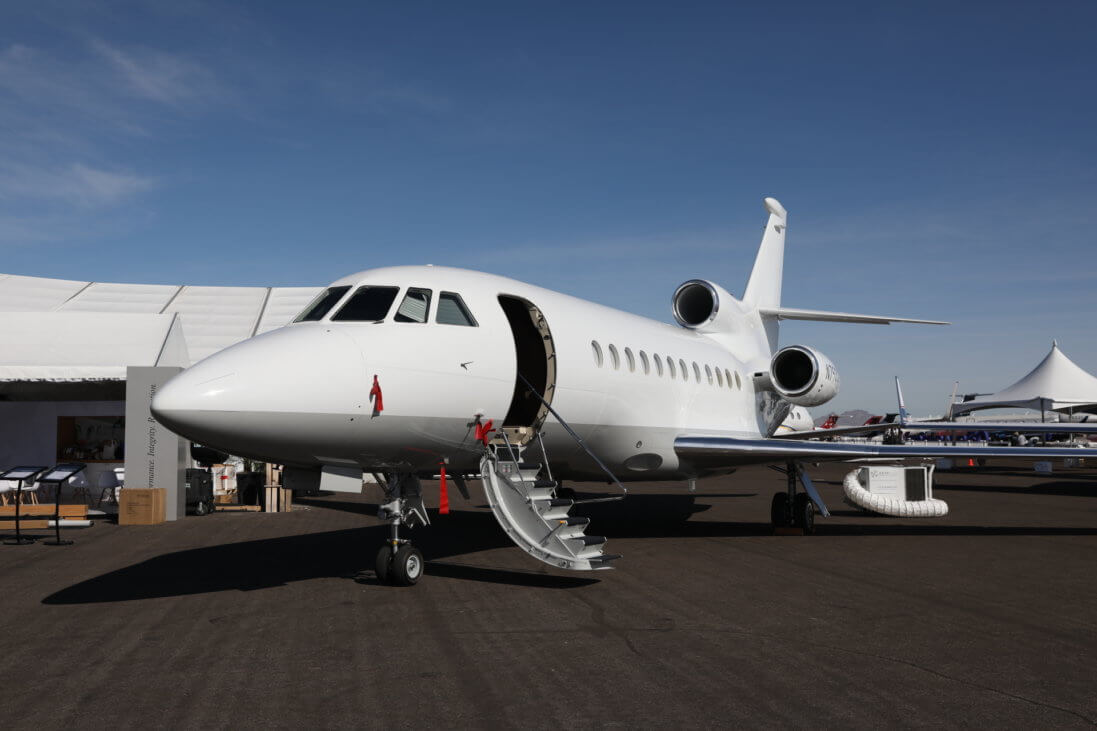 Dassault Falcon 900EXy exhibited by Avpro, Inc.