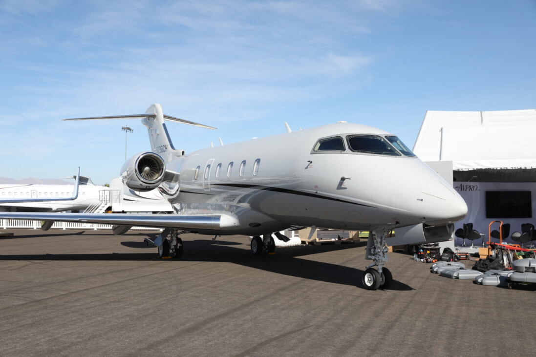 Bombardier Challenger 300 exhibited by Avpro, Inc.