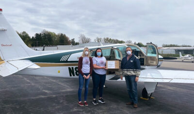 Face Shield Manufacturer Partners with Angel Flight East to Transport PPE