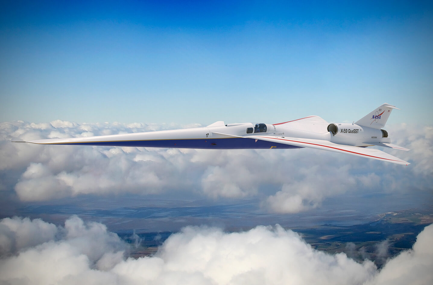 NASA’s X-59 Quiet SuperSonic Technology X-plane