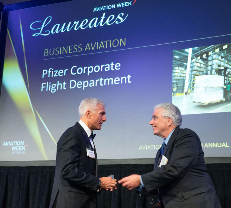 Honorees in the business aviation category included: