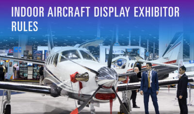 Indoor Aircraft Display Exhibitor Rules – 2022 NBAA-BACE