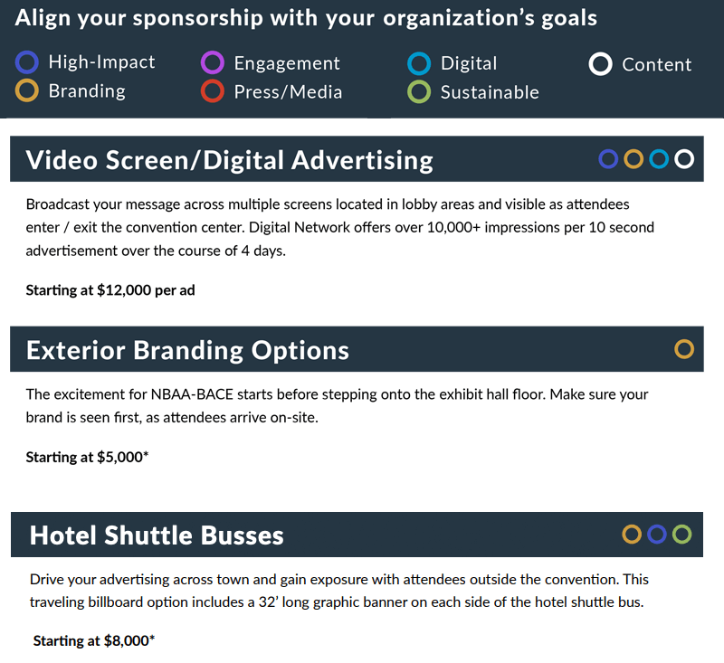 Align Your Sponsorships Using Video Screen, Exterior Marketing and Shuttle Bus