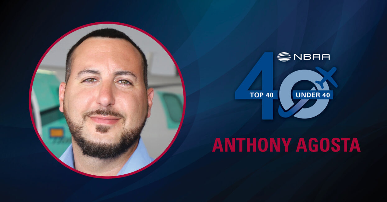 Anthony Agosta – 2022 Business Aviation Top 40 Under 40 Award Recipient