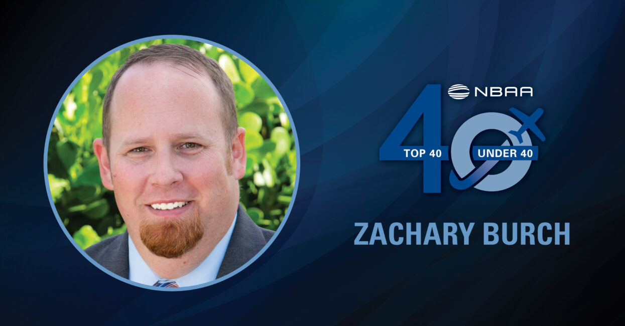 Zachary Burch – 2022 Business Aviation Top 40 Under 40 Award Recipient
