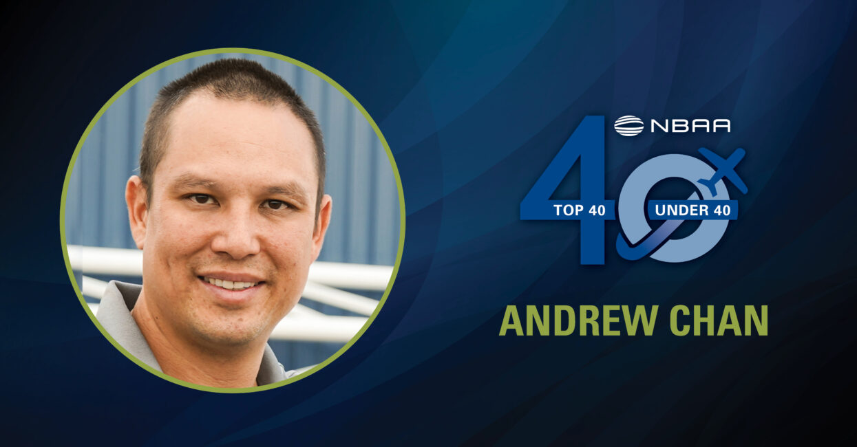 Andrew Chan – 2022 Business Aviation Top 40 Under 40 Award Recipient