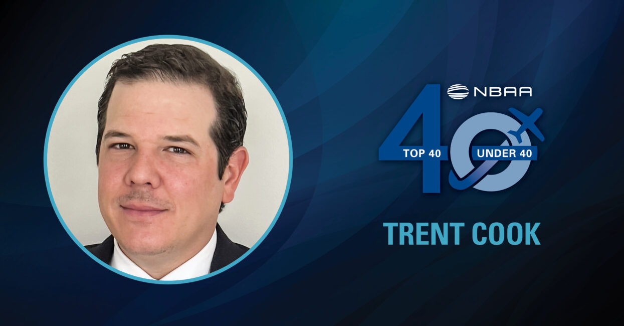 Trent Cook – 2022 Business Aviation Top 40 Under 40 Award Recipient
