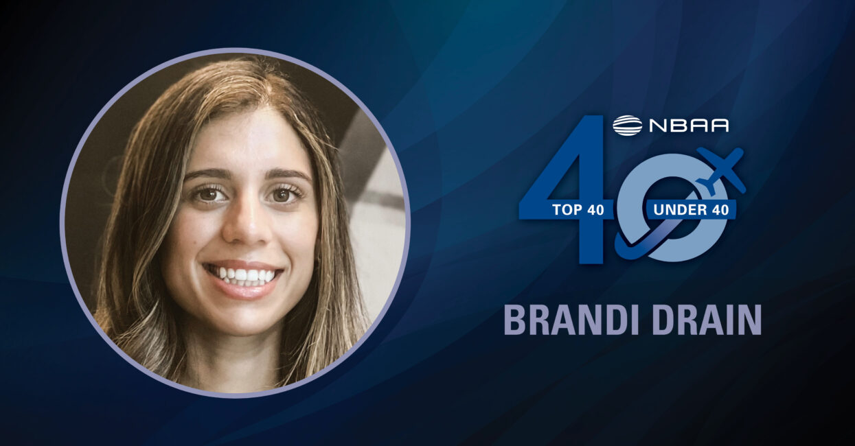Brandi Drain – 2022 Business Aviation Top 40 Under 40 Award Recipient