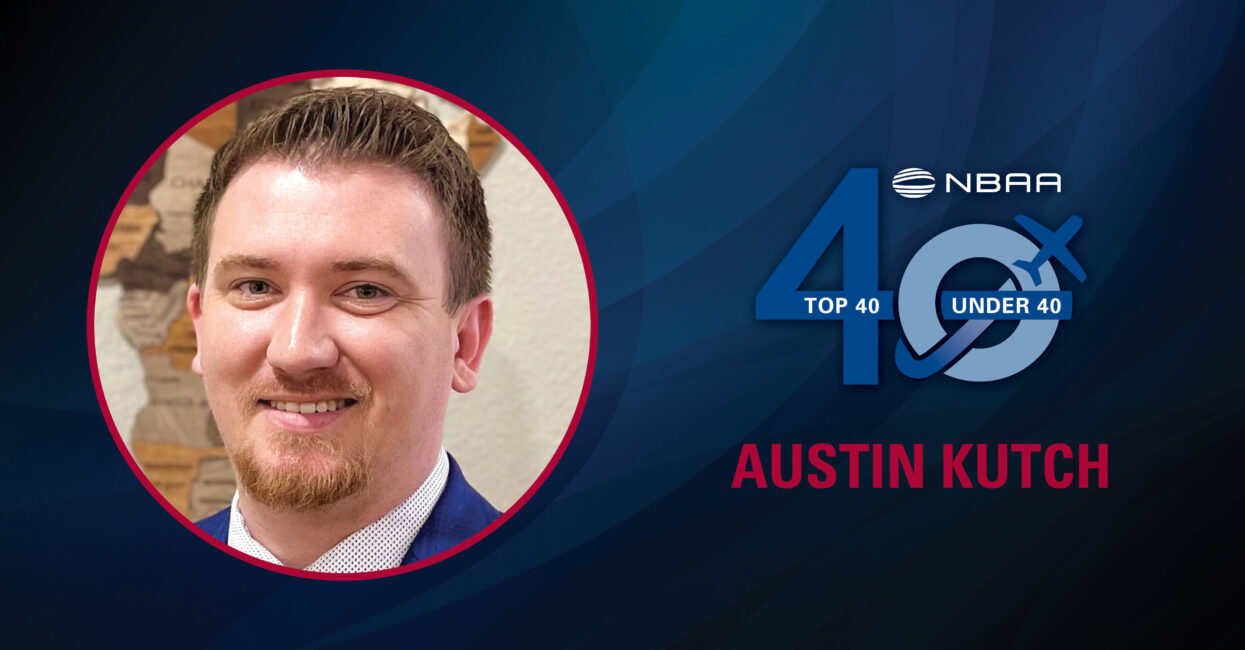 Austin Kutch – 2022 Business Aviation Top 40 Under 40 Award Recipient