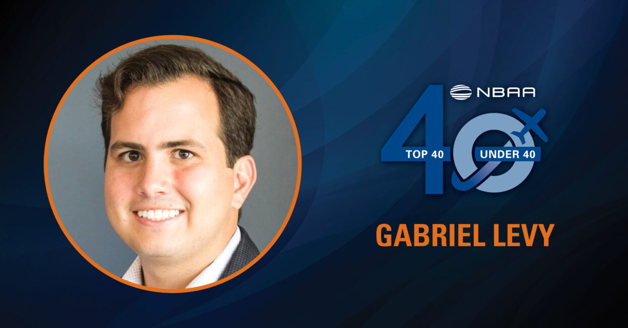 Gabe Levy – 2022 Business Aviation Top 40 Under 40 Award Recipient