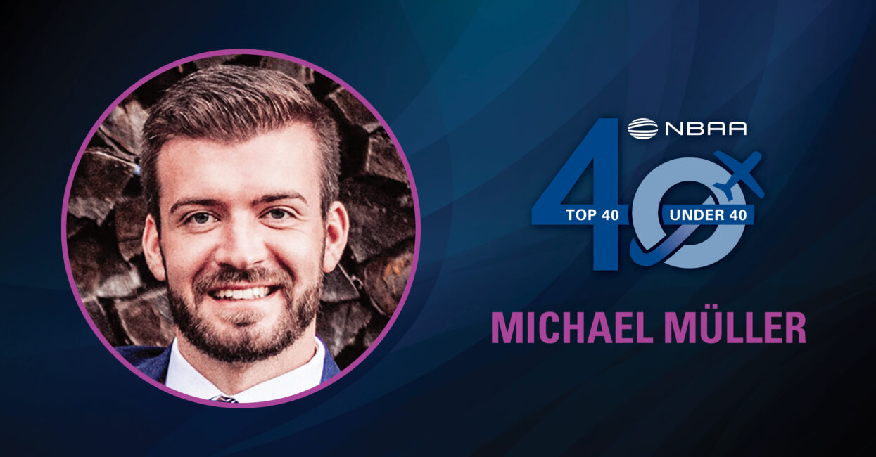 Michael Müller – 2022 Business Aviation Top 40 Under 40 Award Recipient