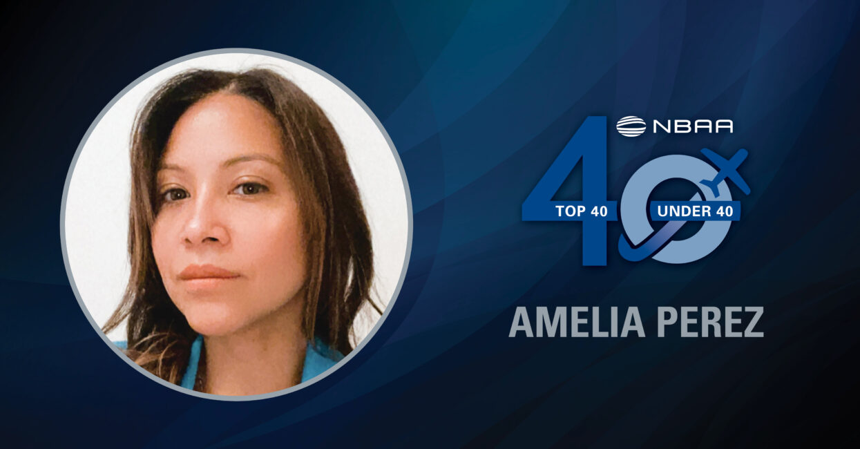 Amelia Perez – 2022 Business Aviation Top 40 Under 40 Award Recipient