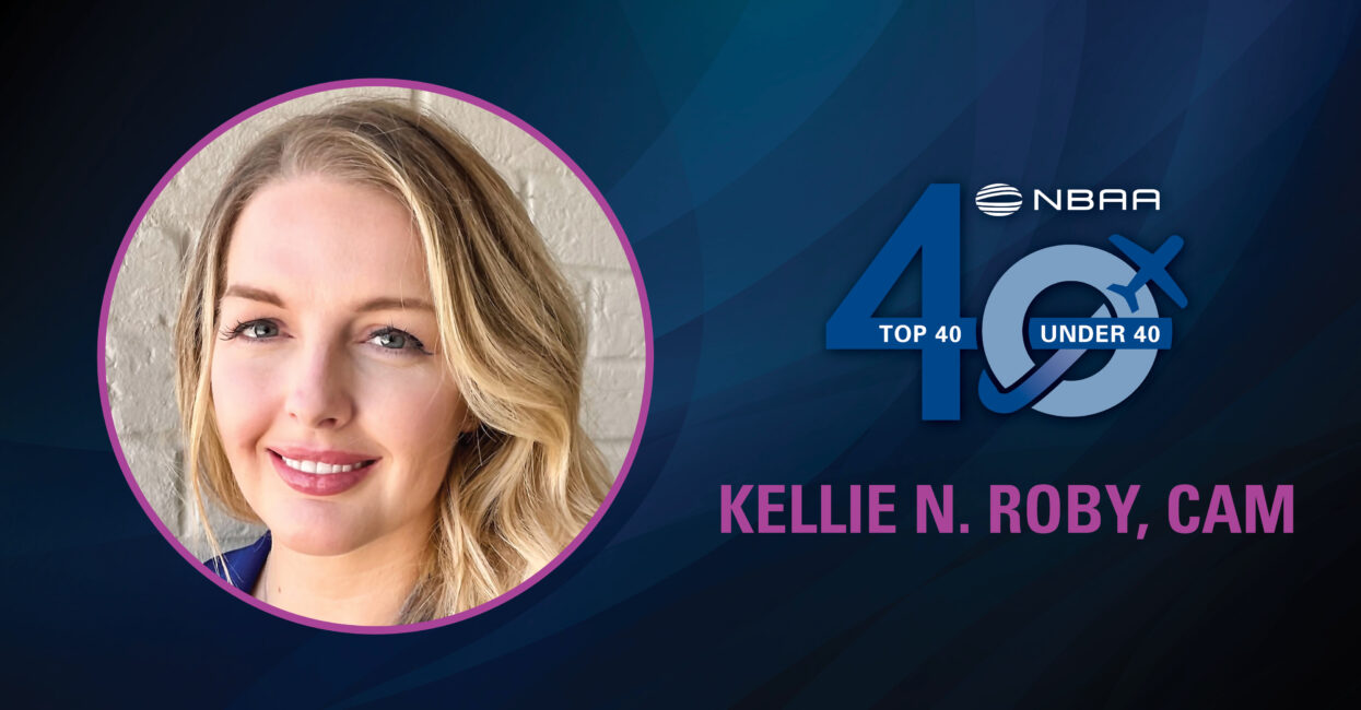 Kellie Roby – 2022 Business Aviation Top 40 Under 40 Award Recipient