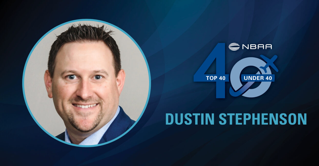 Dustin Stephenson – 2022 Business Aviation Top 40 Under 40 Award Recipient