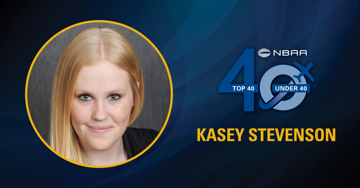 Kasey Stevenson – 2022 Business Aviation Top 40 Under 40 Award Recipient