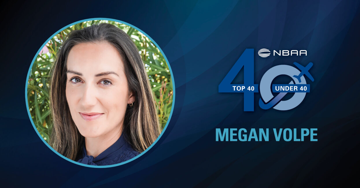 Megan Volpe – 2022 Business Aviation Top 40 Under 40 Award Recipient