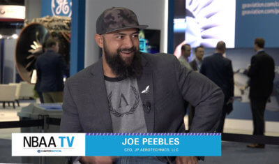Interview With NBAA 40 Under 40 Award Recipient Joe Peebles