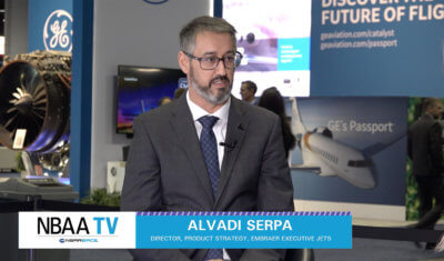 Interview With Embraer's Alvadi Serpa Jr. 