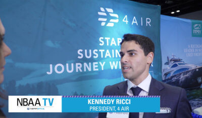 Product Spotlight: 4Air Offers Sustainability Solutions at NBAA-BACE