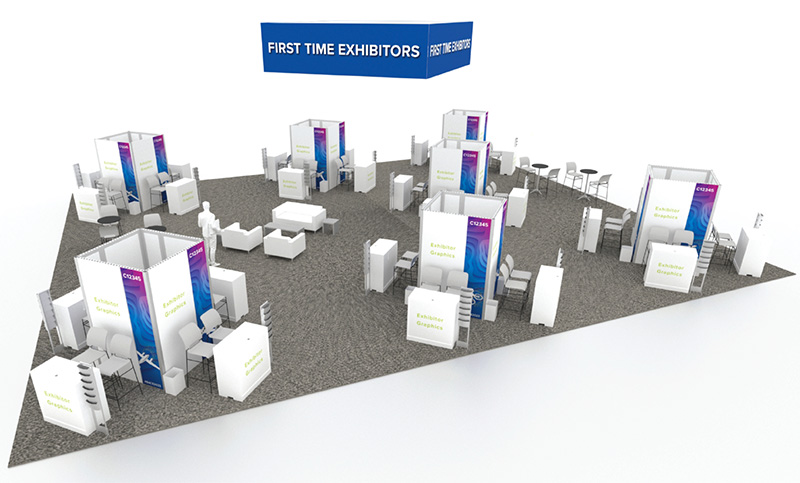 First-Time Exhibitor Pavilion Rendering
