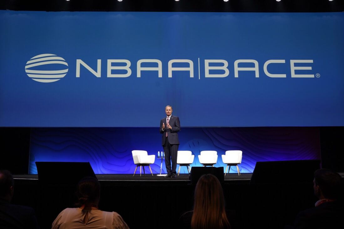 President and CEO of NBAA, Ed Bolen, opens up the Day 2 Keynote on Wednesday.