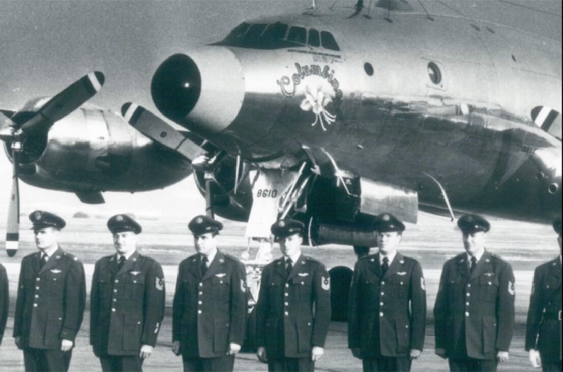 The first Air Force One, Columbine II, Lockheed Constellation VC-121A