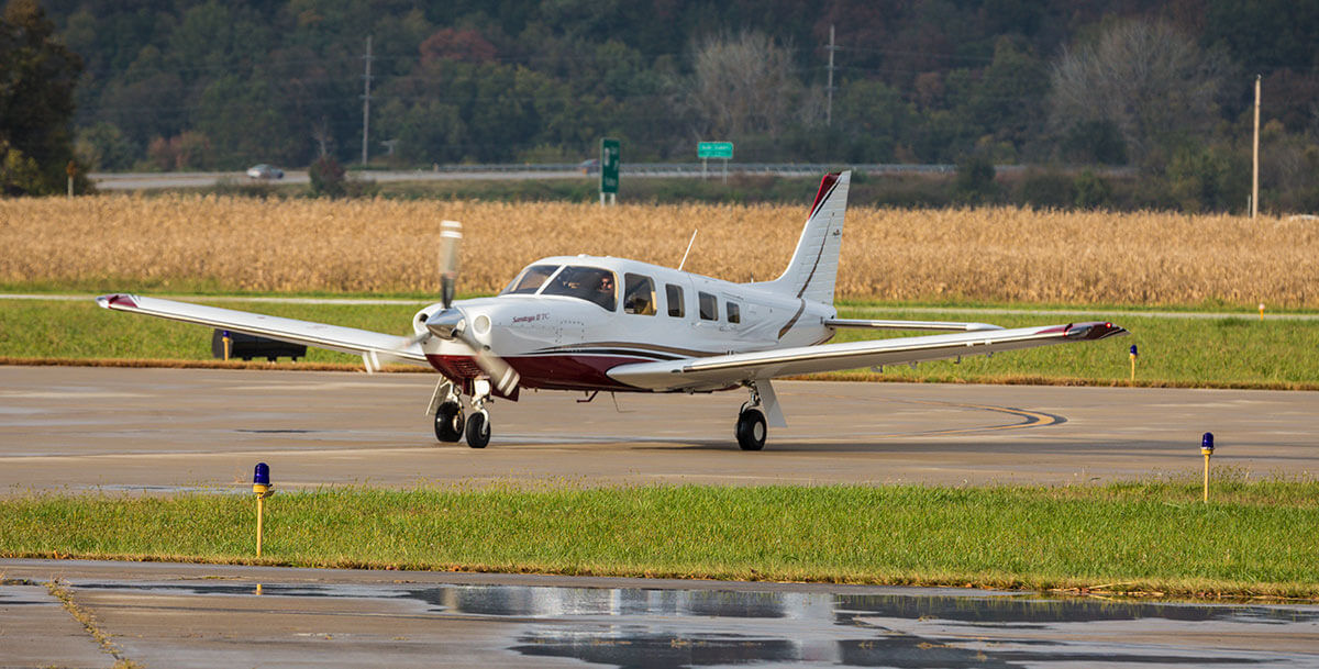 Chip Gentry uses his Piper Saratoga to support the law firm he founded with his law partner Jason Call. 